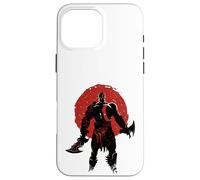 Dios de la Guerra/Hacha de Batalla/Tatuaje de Cicatriz Carcasa para iPhone 16 Pro MAX