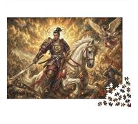 Dios de la Guerra Oriental - Samurái Puzzle 1000 Piezas Adultos Y Niños,14 Años+,Anti-estrés,Reto,Rompecabezas,Regalo Ideal,Relax,Premium,Cartón,Deco Pared,Desafío,Educativo 70x50cm