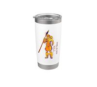 Dios de la guerra vikingo Tyr Vaso térmico de acero inoxidable de doble pared