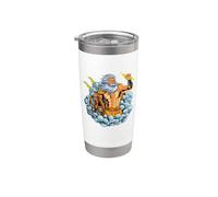 Dios de la mitología celta - Taranis Vaso térmico de acero inoxidable de doble pared