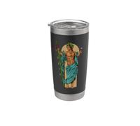Dios de la mitología griega - Baco Dionisio Vaso térmico de acero inoxidable de doble pared
