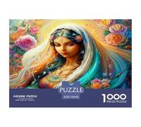 Dios de Las Flores Puzzle De 1000 Piezas, Juego Educativo, Desafío, Clásicos para Adultos Y Niños A Partir De 12 Años Imposible Rompecabezas - Obra De Arte 70x50cm/1000pcs