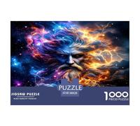 Dios de los Elementos Puzzle 1000 Piezas, Moderno DIY,Entretenimiento Creativo para Adultos Y Niños Mayores De 12 Años Rompecabezas Familiar - Decoración del Hogar 38x26cm/1000pcs