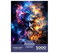 Dios de los Elementos Puzzle De 1000 Piezas, Juego Educativo, Desafío, Clásicos para Adultos Y Niños A Partir De 12 Años Un Rompecabezas Desafiante - Decoración del Hogar 70x50cm/1000pcs
