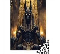 Dios del Antiguo Egipto Rompecabezas Estilo de estatuas míticas Rompecabezas Juego De Habilidad para Toda La Familia 52x38cm/1000pcs