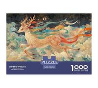 Dios del Ciervo 1000 Pieces Jigsaw Puzzles For Adults Family Challenge Toys Stress Relieving Entertainment Exercise The Memory of The Brain for Adults and Kids, Age 12 Years Up 70x50cm/1000pcs