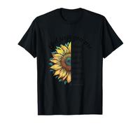 Dios dice que eres Biblia Verso Girasol Dios Fe Jesús Camiseta
