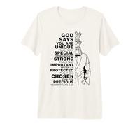 Dios Dice Que Eres Negro Bruh Melanin Rey Hombre Hermano Cristianos Camiseta Premium