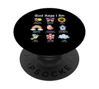 Dios Dice Que Soy - Fe Cristiana de Pascua PopSockets PopGrip Adhesivo