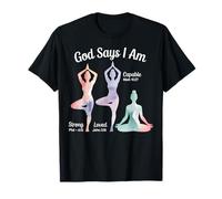 Dios Dice Que Soy una Escritura Fuerte y Amada Camiseta