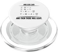Dios Dijo Ecuaciones de Maxwell y Luego Regalo para PopSockets PopGrip para MagSafe