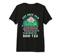 Dios Dijo una Vez Que Dios creó al Amante de los Cachorros Camiseta Premium