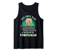 Dios Dijo una Vez Que Dios creó al Amante de los Cachorros Camiseta sin Mangas