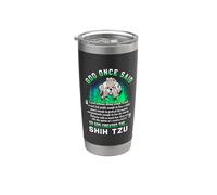 Dios dijo una vez que Dios creó al amante de los cachorros Vaso térmico de acero inoxidable de doble pared