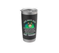 Dios dijo una vez que Dios creó al amante de los cachorros Vaso térmico de acero inoxidable de doble pared