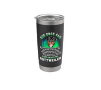 Dios dijo una vez que Dios creó al amante de los cachorros Vaso térmico de acero inoxidable de doble pared
