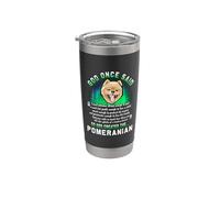 Dios dijo una vez que Dios creó al amante de los cachorros Vaso térmico de acero inoxidable de doble pared