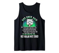 Dios Dijo una Vez Que Dios creó al Amante Divertido de los Camiseta sin Mangas