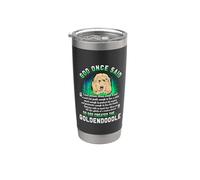 Dios dijo una vez que Dios creó al amante divertido de los Vaso térmico de acero inoxidable de doble pared