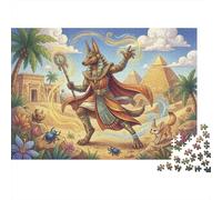 Dios Egipcio Anubis Puzzle 1000 Piezas Adultos Y Niños,Desafío,Regalo Ideal,Rompecabezas,Premium,Cartón,Deco Pared,14 Años+,Anti-estrés,Relax,Reto,Educativo 52x38cm