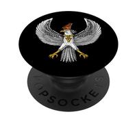 Dios Egipcio Horus Halcón Ankh Ojo de Horus Mitología Egipto PopSockets PopGrip Adhesivo