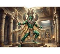 Dios Egipcio Osiris Puzzle 1000 Piezas Adultos Y Niños,Premium,Regalo Ideal,Rompecabezas,Desafío,Deco Pared,14 Años+,Anti-estrés,Relax,Reto,Cartón,Educativo 52x38cm