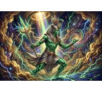 Dios Egipcio Osiris Puzzle 1000 Piezas Adultos Y Niños,Regalo Ideal,14 Años+,Desafío,Rompecabezas,Premium,Cartón,Deco Pared,Anti-estrés,Relax,Reto,Educativo 70x50cm