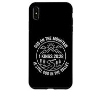 Dios En La Montaña Boho Line Art Christian Carcasa para iPhone XS Max
