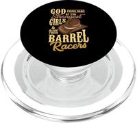 Dios encontró a Las Chicas más Fuertes y Las Hizo Corredores de barriles PopSockets PopGrip para MagSafe