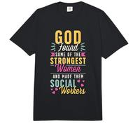 Dios encontró Algunos de los Servicios sociales de Trabajo Social más Fuertes Comfort Colors Adult Heavyweight T-Shirt