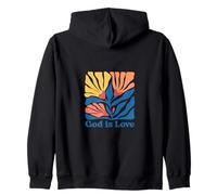 Dios es Amor Biblia Fe Cristianismo Jesús Sudadera con Capucha
