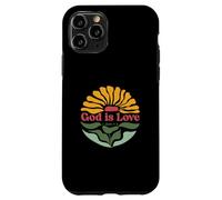 Dios es amor, cita bíblica fe cristiana Carcasa para iPhone 11 Pro