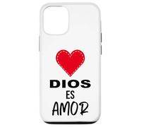 Dios es Amor - Spanish Christian Bible Verse Tee Carcasa para iPhone 12/12 Pro