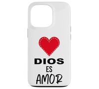 Dios es Amor - Spanish Christian Bible Verse Tee Carcasa para iPhone 13 Pro