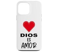 Dios es Amor - Spanish Christian Bible Verse Tee Carcasa para iPhone 13 Pro Max