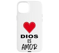 Dios es Amor - Spanish Christian Bible Verse Tee Carcasa para iPhone 15 Plus