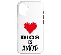 Dios es Amor - Spanish Christian Bible Verse Tee Carcasa para iPhone 16