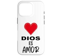 Dios es Amor - Spanish Christian Bible Verse Tee Carcasa para iPhone 16 Pro