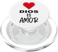 Dios es Amor - Spanish Christian Bible Verse Tee PopSockets PopGrip para MagSafe