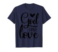 Dios es Amor Vintage: fe Cristiana Retro e inspiradora Camiseta