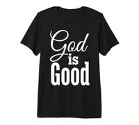 Dios es Bueno Biblia de fe Cristiana Camiseta Premium