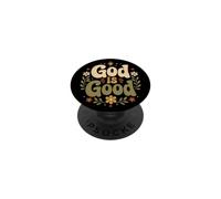 Dios es Bueno Biblia de fe Cristiana PopSockets PopGrip Adhesivo