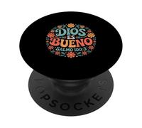 Dios es Bueno Funny Salmo 100:3 Cristiano PopSockets PopGrip Adhesivo