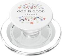 Dios es Bueno Siempre Wildflower Christian Faith PopSockets PopGrip para MagSafe