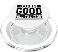 Dios es Bueno Todo el Cristo Cristiano Dios Cruz Hombres y Mujeres PopSockets PopGrip para MagSafe