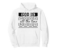 Dios es Bueno Todo el Cristo Cristiano Dios Cruz Hombres y Mujeres Sudadera con Capucha