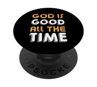 Dios es Bueno Todo el Tiempo - Fe Cristiana inspiradora PopSockets PopGrip Adhesivo