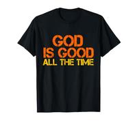 Dios es Bueno Todo el Tiempo Jesús Retro Vintage Biblia Cristiana Camiseta