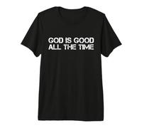 Dios es Bueno Todo el Tiempo Jesús Retro Vintage Biblia Cristiana Camiseta Premium