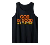 Dios es Bueno Todo el Tiempo Jesús Retro Vintage Biblia Cristiana Camiseta sin Mangas